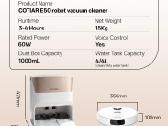 Išslenkančia šluoste plaunantis robotas siurblys - nuotraukos Nr. 9