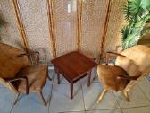 Vintažinis mid century tikmedžio kavos staliukas - nuotraukos Nr. 13