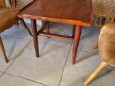 Vintažinis mid century tikmedžio kavos staliukas - nuotraukos Nr. 14