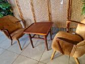 Vintažinis mid century tikmedžio kavos staliukas - nuotraukos Nr. 15