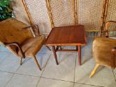Vintažinis mid century tikmedžio kavos staliukas - nuotraukos Nr. 17
