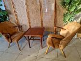 Vintažinis mid century tikmedžio kavos staliukas - nuotraukos Nr. 22
