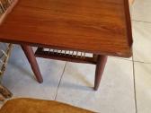 Vintažinis mid century tikmedžio kavos staliukas - nuotraukos Nr. 23