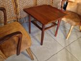 Vintažinis mid century tikmedžio kavos staliukas - nuotraukos Nr. 28