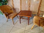 Vintažinis mid century tikmedžio kavos staliukas - nuotraukos Nr. 32