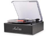 Audizio Reno Retro patefonas, juodas - nuotraukos Nr. 7