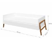 Bellamy Lotta Snow 80x160 vaikiška lova - nuotraukos Nr. 3