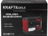 Obliavimo/reismusavimo staklės Kraft & Dele Kd5170 - nuotraukos Nr. 32