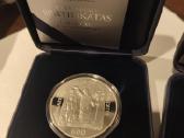2013 m. Lietuvos banko sidabrinės monetos - nuotraukos Nr. 7
