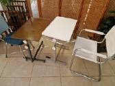 Vintažiniai mid century staliukai transformeriai - nuotraukos Nr. 16
