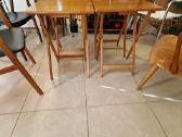 Vintažinis mid century ąžuolinių staliukų kompl. - nuotraukos Nr. 26