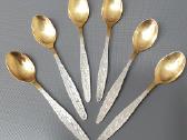 Paauksuotas šaukštelis 6 vnt.