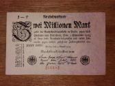 Vokietijos 2 mln markių banknotas