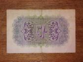 Anglijos 5 šilingu banknotas - nuotraukos Nr. 2