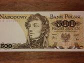 Lenkijos 500 zlotų banknotas