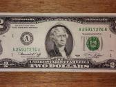 JAV 2 $ banknotas