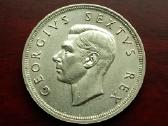 1952 m. Pietų Afrikos 5 šilingų sidabrinė moneta. - nuotraukos Nr. 2