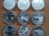 1 Oz sidabrinės uncijos monetos