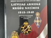Breast badges of the Latvian Army (nauja knyga)