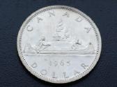 1 doleris 1965m. Kanada sidabras