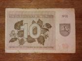 Lietuvos 10 talonu banknotas - nuotraukos Nr. 2