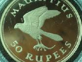 Moneta Mauritius 1975m. 50 rupees, sidabras(.925)
