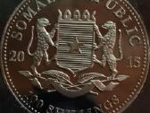 Moneta Somalija 2015m. 100shillings, sidabras(.999 - nuotraukos Nr. 2