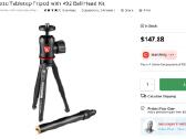 Manfrotto Tabletop Tripod 209 492 Long-1 stovu rin - nuotraukos Nr. 4