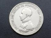 1 taleris 1818m. Prusija sidabras 900 - nuotraukos Nr. 2