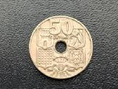 50 centimų 1949m. Ispanija - nuotraukos Nr. 2