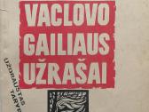 V. Dautartas "Vaclovo Gailiaus užrašai"