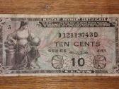 JAV 10 centu banknotas