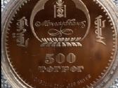 Moneta Mongolija 2016m. 500 tugrik, sidabras(.999) - nuotraukos Nr. 2