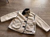 Asos Design teddy paltukas kreminės spalvos