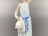 "Lladro" porcelianinė statula "Mergaitė" - nuotraukos Nr. 3
