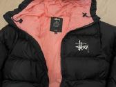 Stussy pūkinė striukė L – rožinis kapišono vidus - nuotraukos Nr. 3