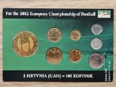 Ukraina monetų rinkinukas 2012 futbolo čempionatas