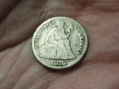 JAV 1 dime 1876 sidabras - nuotraukos Nr. 2