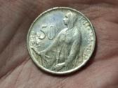 Čekija 50 kronų 1947 sidabras proginė