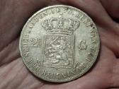 Nyderlandai 2 1/2 guldeno 1870 sidabras