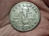 Filipinai 1 pesas 1908 sidabras