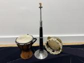 Muzikos instrumentai dekorui