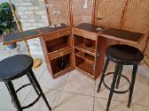 Vintažinis mid century tikmedžio baro spintelė - nuotraukos Nr. 6
