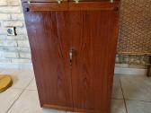 Vintažinis mid century tikmedžio baro spintelė - nuotraukos Nr. 7