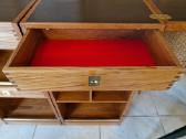 Vintažinis mid century tikmedžio baro spintelė - nuotraukos Nr. 31