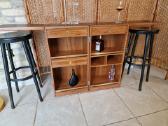 Vintažinis mid century tikmedžio baro spintelė - nuotraukos Nr. 35