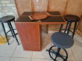 Vintažinis mid century tikmedžio baro spintelė - nuotraukos Nr. 36