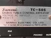 Sansui Tc-505 ir Ba-60 pradinis ir galios stiprint - nuotraukos Nr. 7