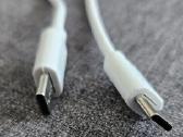 Usb + Type C pakrovimo laidas 40cm 2vnt - nuotraukos Nr. 2
