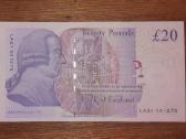Anglijos 20 £ banknotas - nuotraukos Nr. 2